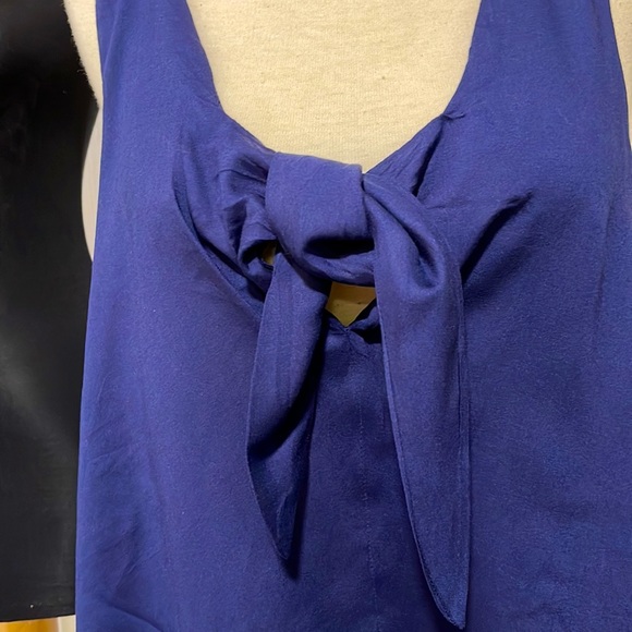 Anthropologie Maeve tank blouse, dark blue, size small - Picture 4 of 5